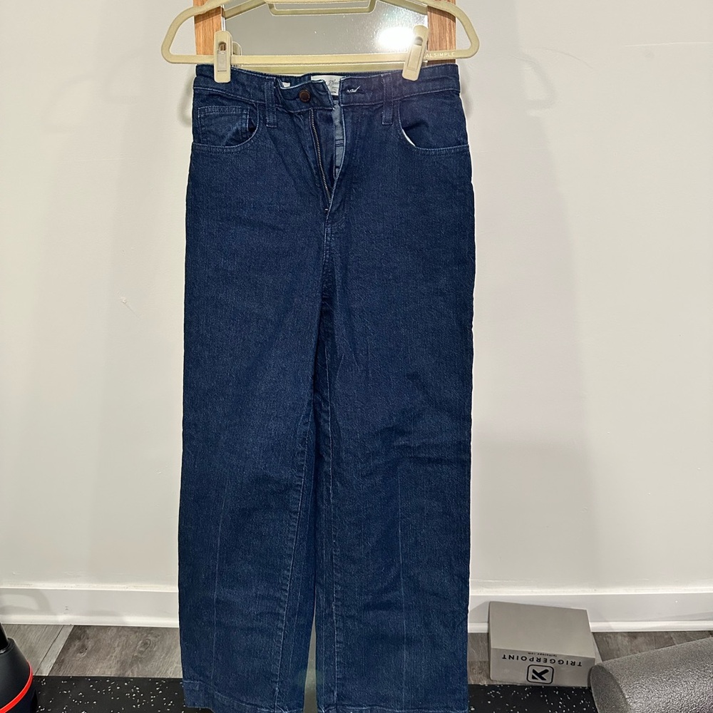 Universal Thread Dark Blue Wide Leg Jeans